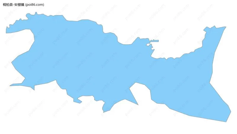 安棚镇边界地图