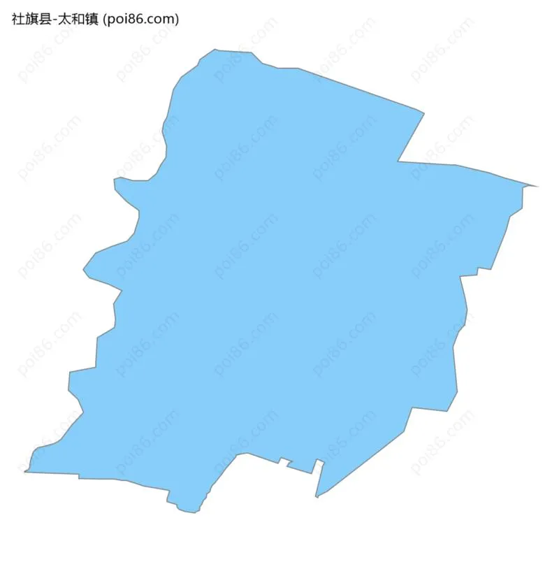 太和镇边界地图