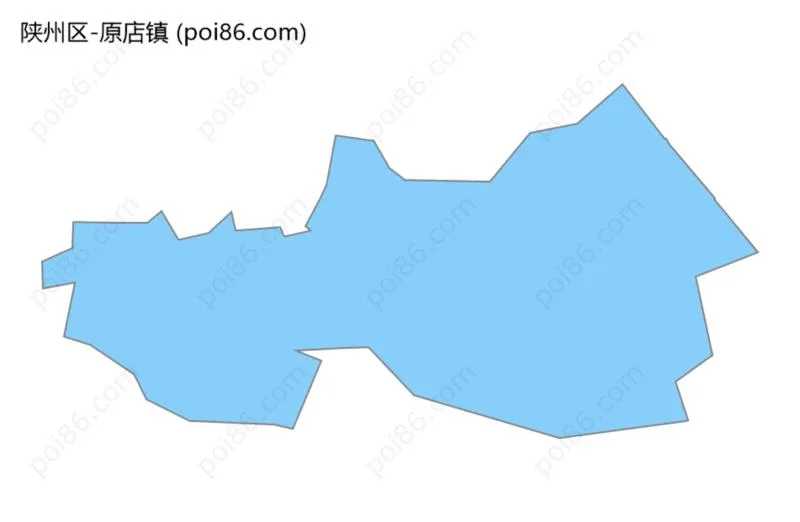 原店镇边界地图