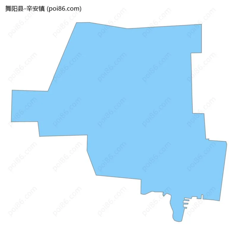 辛安镇边界地图