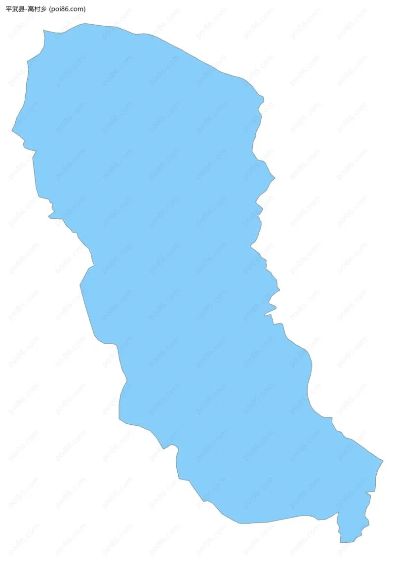 高村乡边界地图