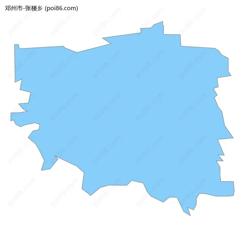 张楼乡边界地图