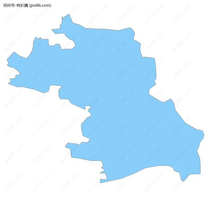 林扒镇边界地图