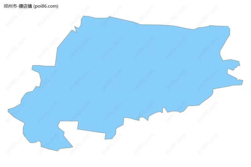 腰店镇边界地图