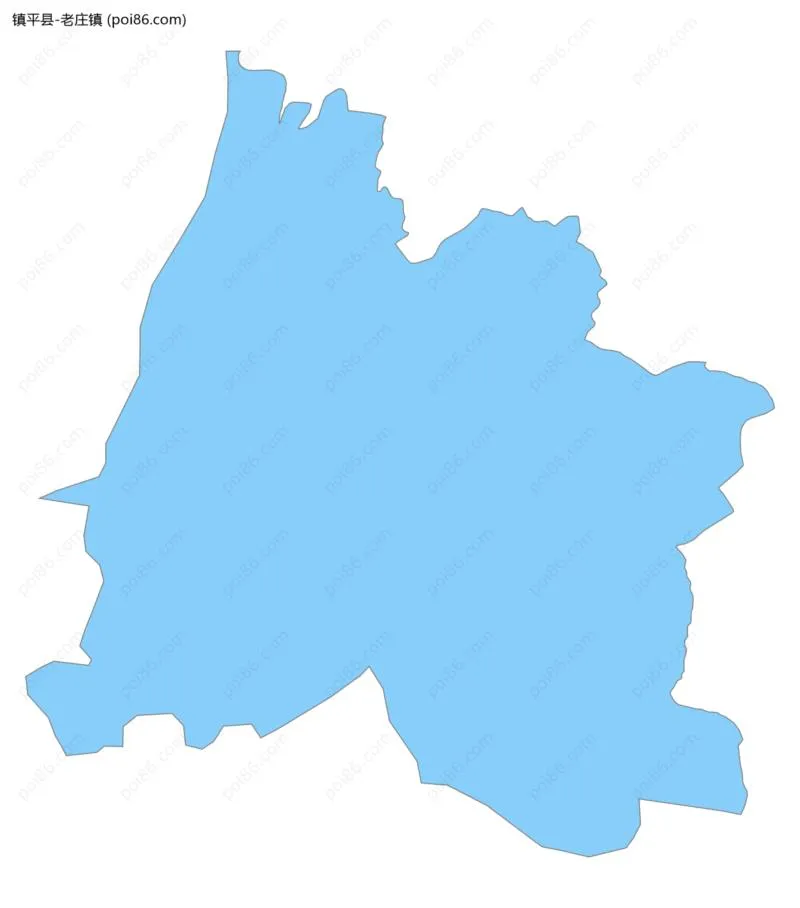 老庄镇边界地图