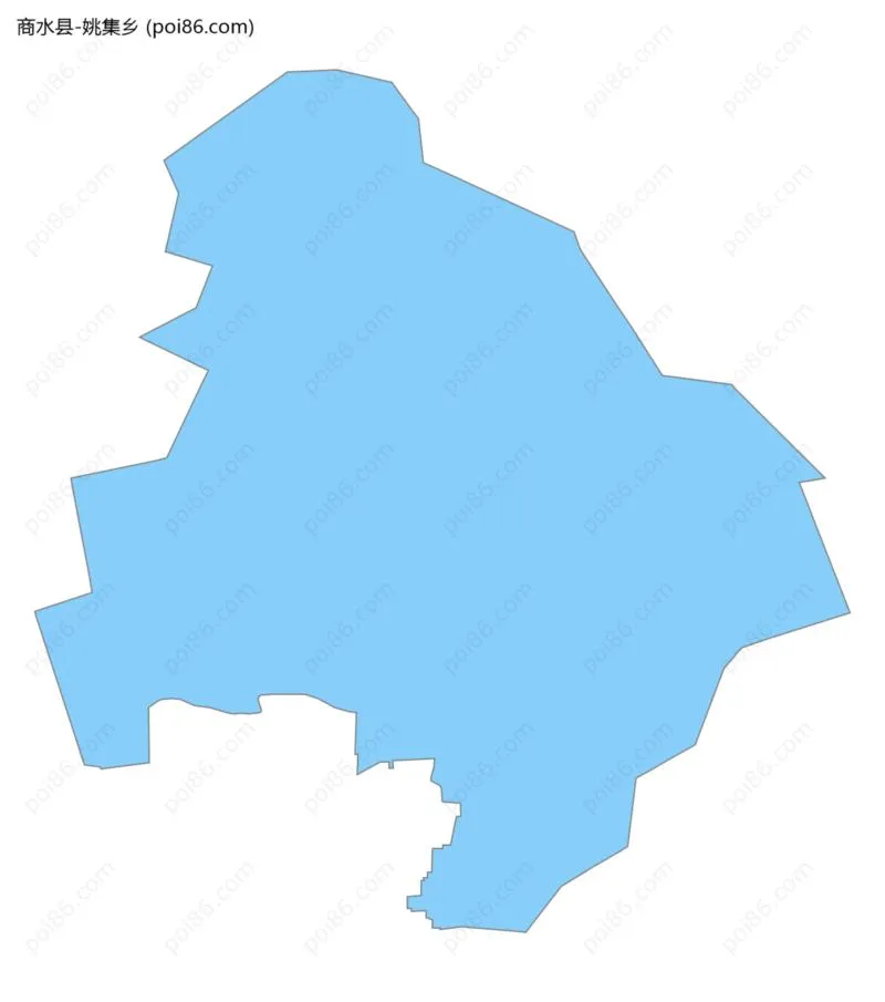 姚集乡边界地图