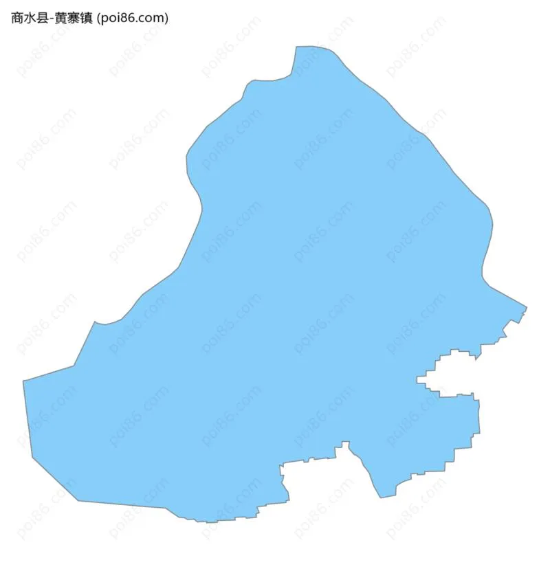黄寨镇边界地图