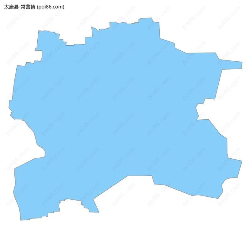 常营镇边界地图