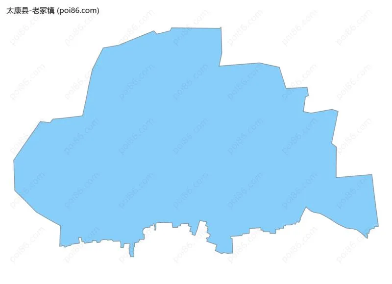 老冢镇边界地图