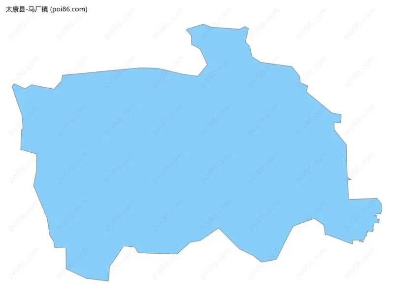 马厂镇边界地图