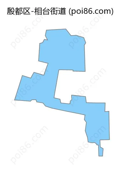 相台街道边界地图