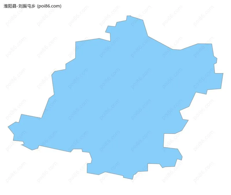 刘振屯乡边界地图