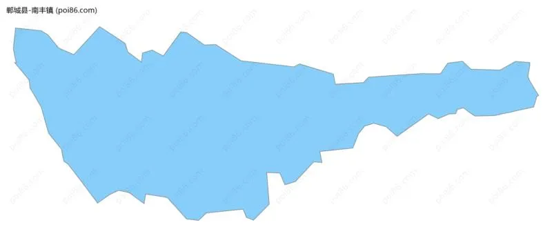 南丰镇边界地图