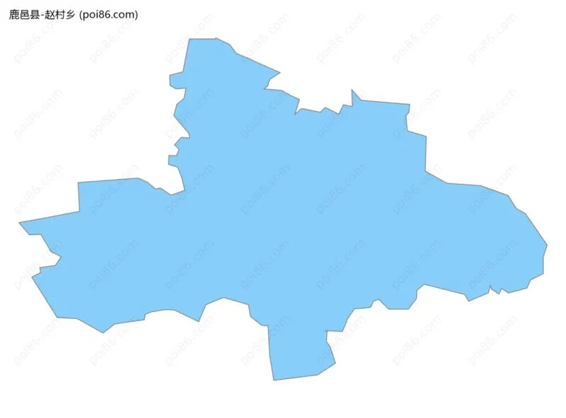 赵村乡边界地图