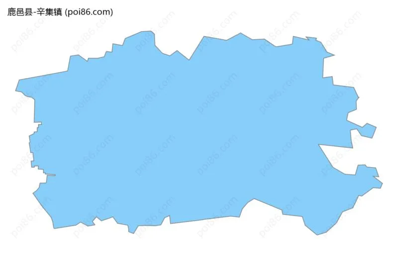 辛集镇边界地图