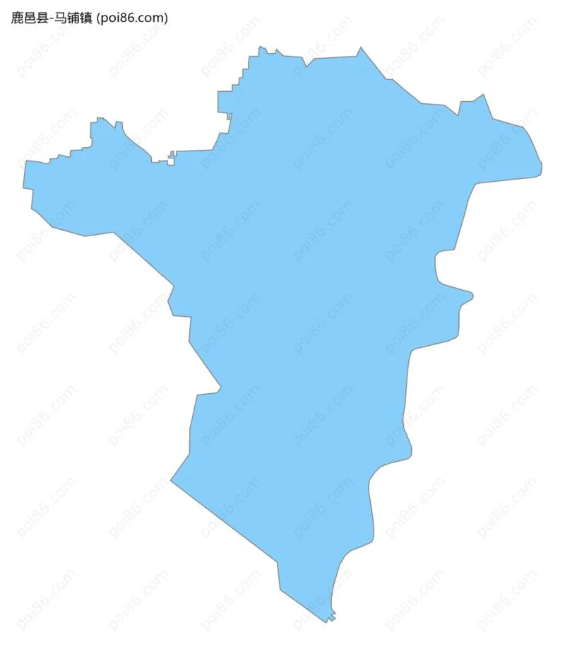 马铺镇边界地图