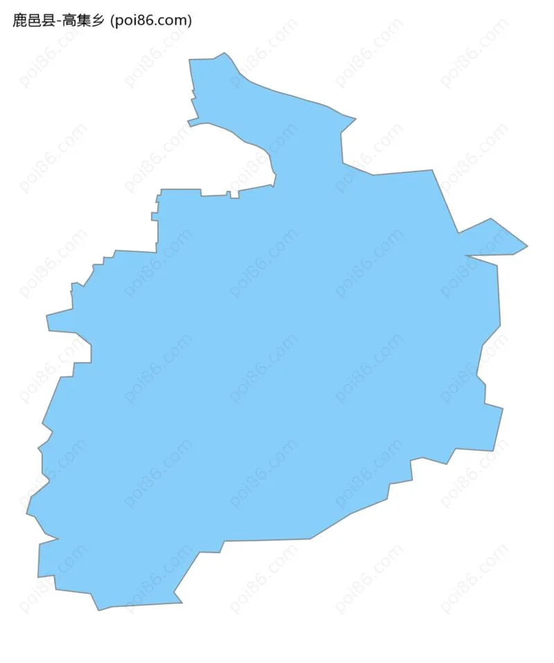 高集乡边界地图