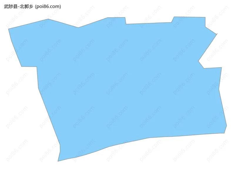 北郭乡边界地图