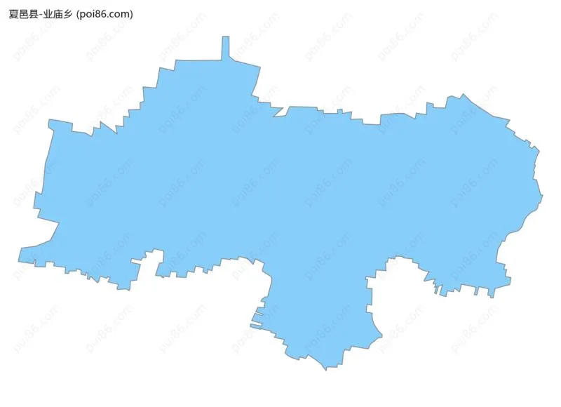 业庙乡边界地图