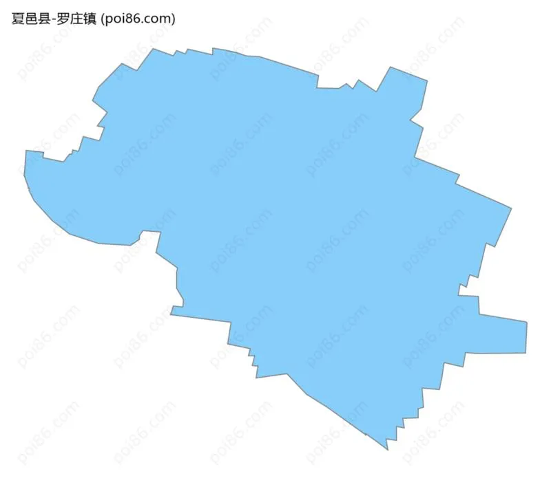 罗庄镇边界地图