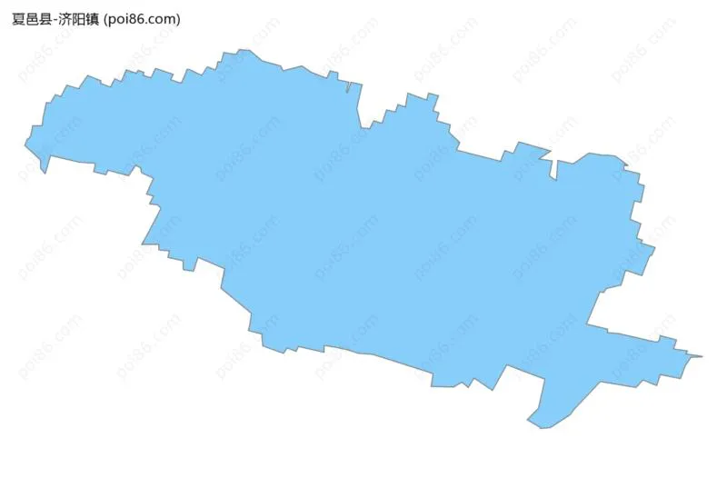 济阳镇边界地图