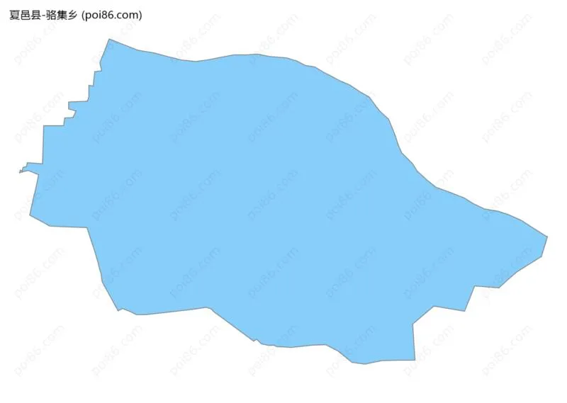 骆集乡边界地图