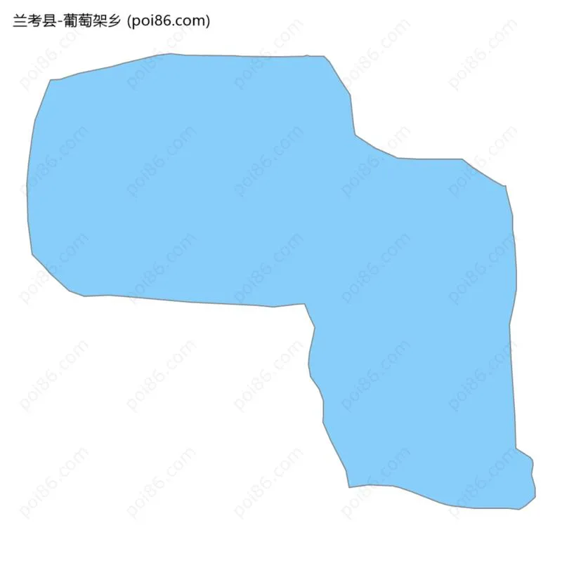 葡萄架乡边界地图