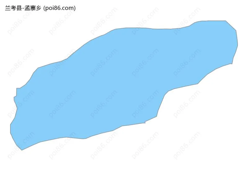 孟寨乡边界地图