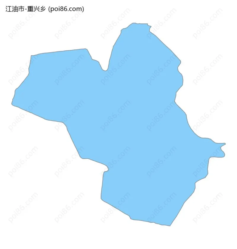 重兴乡边界地图