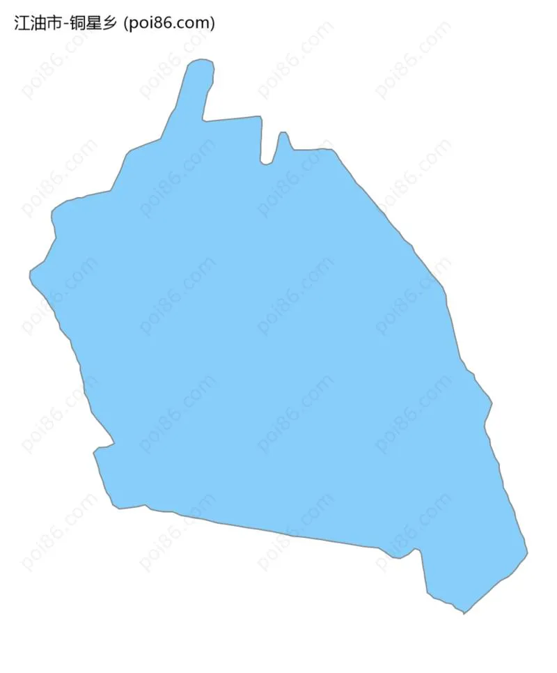 铜星乡边界地图