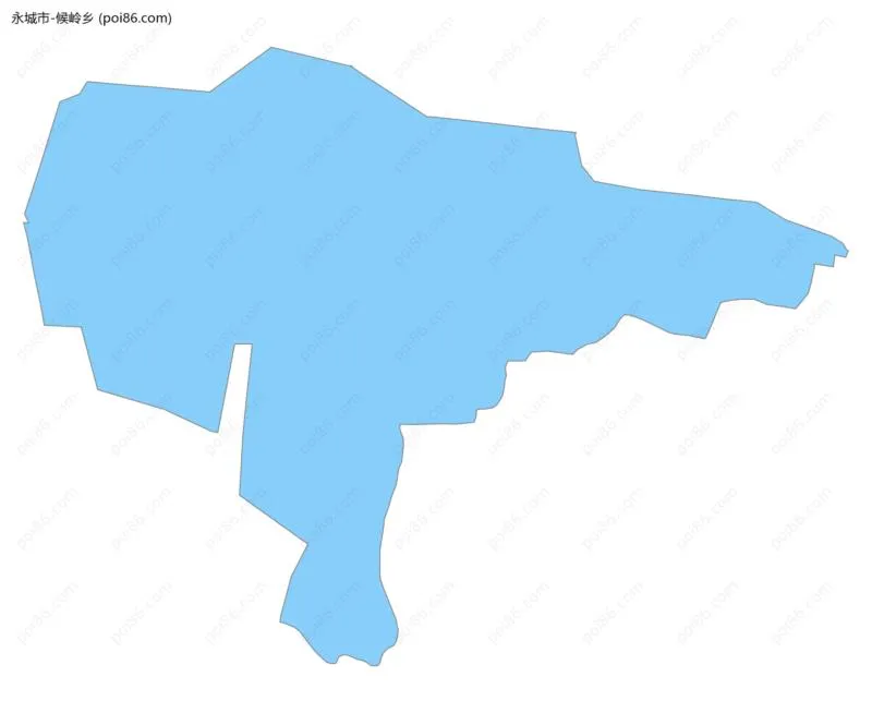 候岭乡边界地图