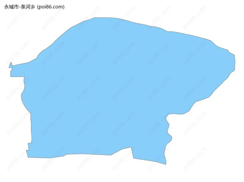条河乡边界地图