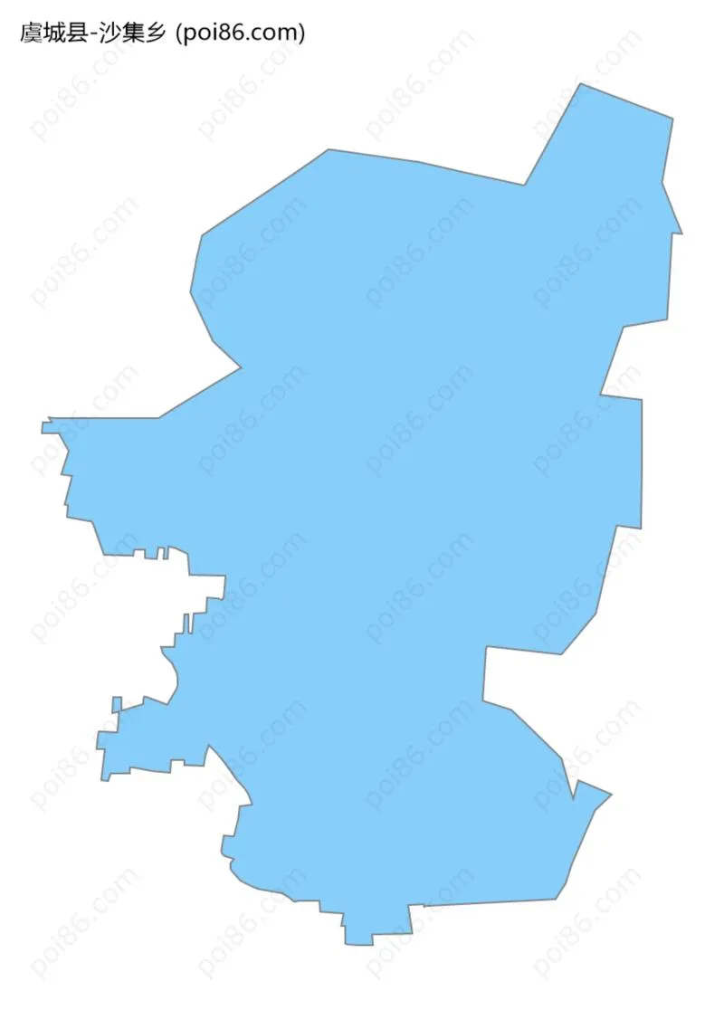 沙集乡边界地图