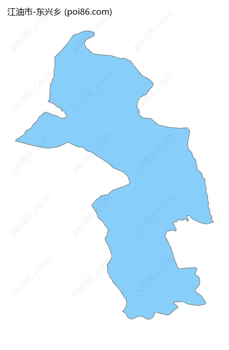 东兴乡边界地图