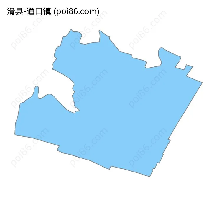 道口镇边界地图