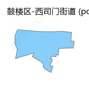 西司门街道边界地图