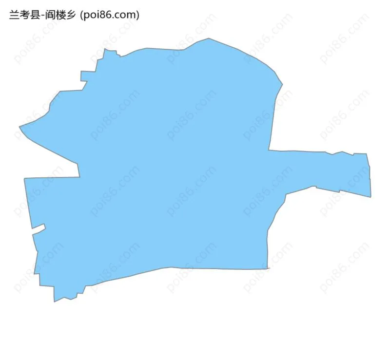 阎楼乡边界地图