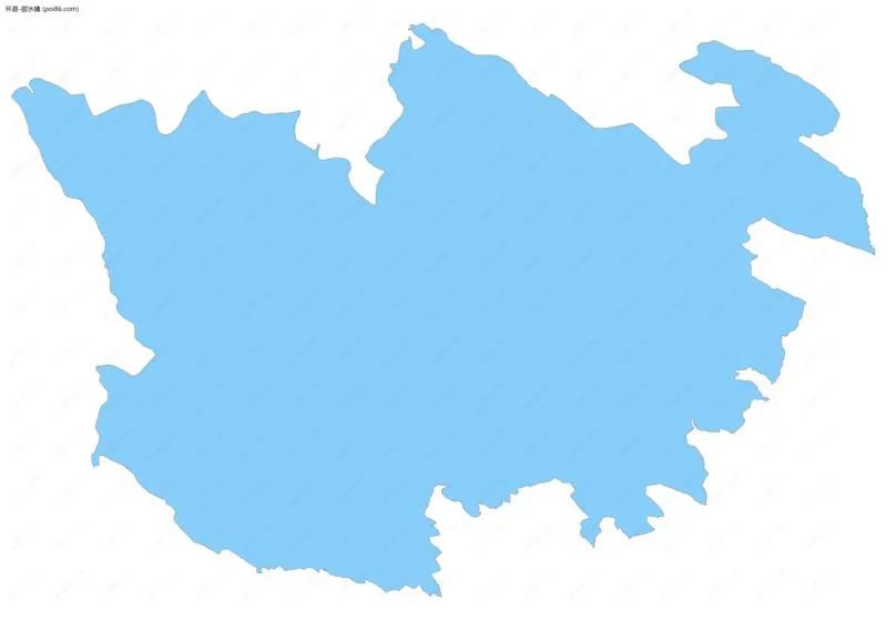 甜水镇边界地图