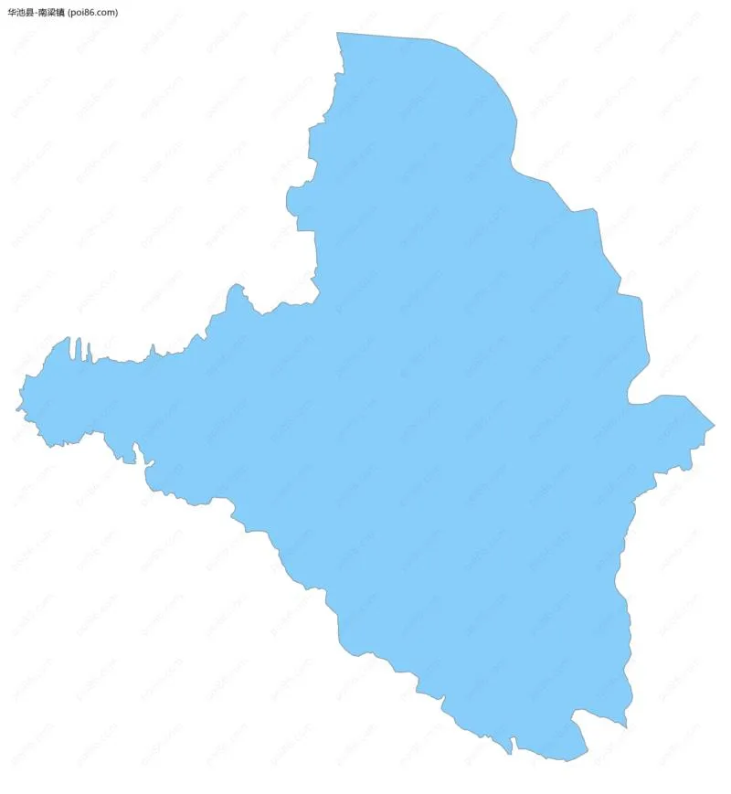 南梁镇边界地图