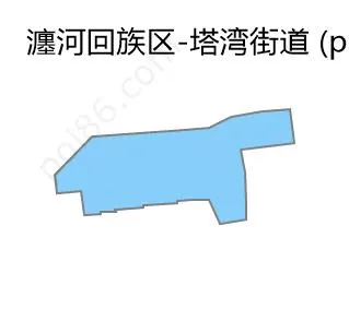 塔湾街道边界地图