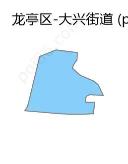 大兴街道边界地图