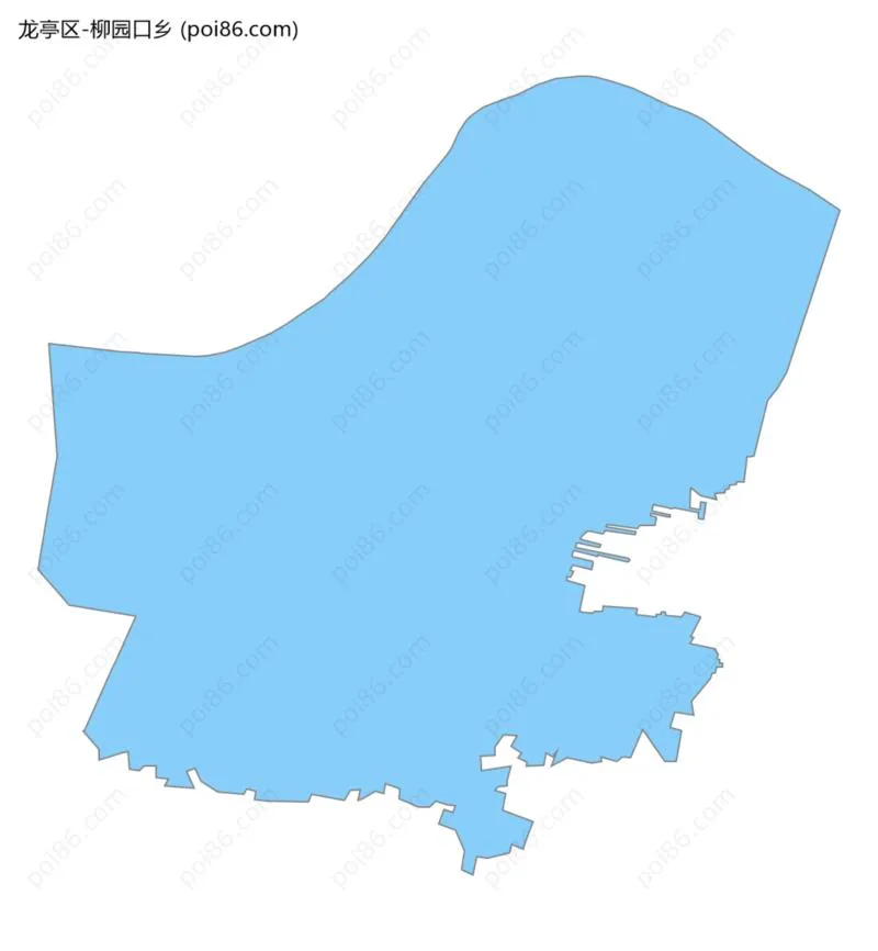 柳园口乡边界地图