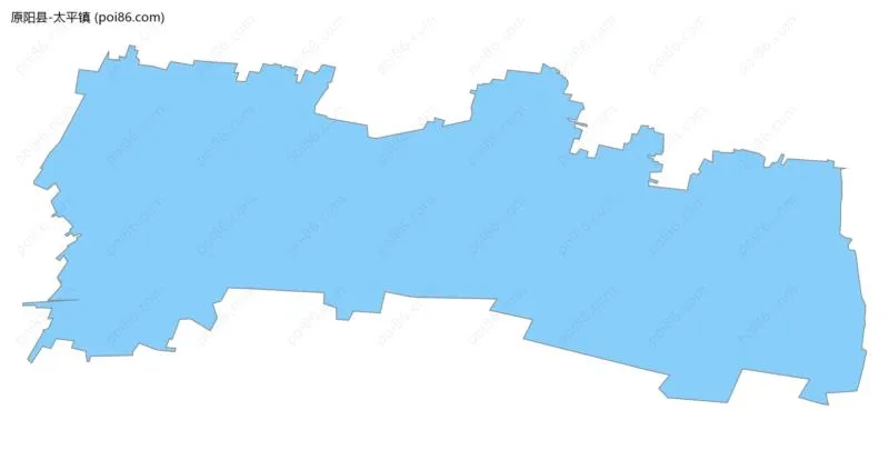 太平镇边界地图