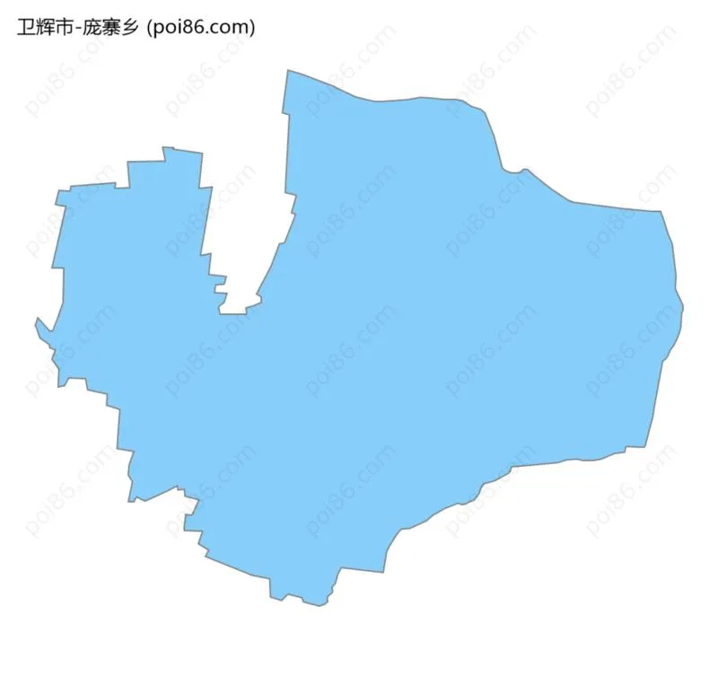 庞寨乡边界地图