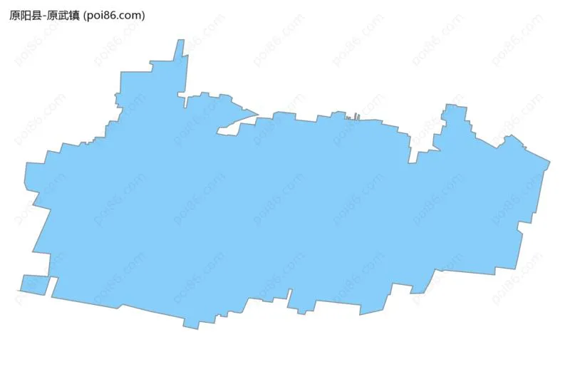 原武镇边界地图