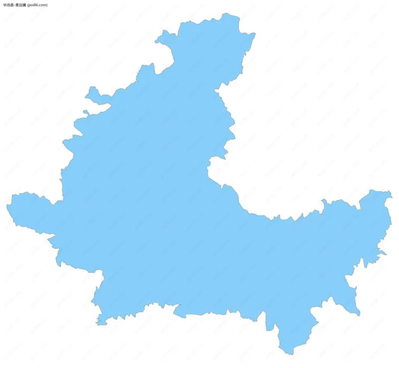 柔远镇边界地图