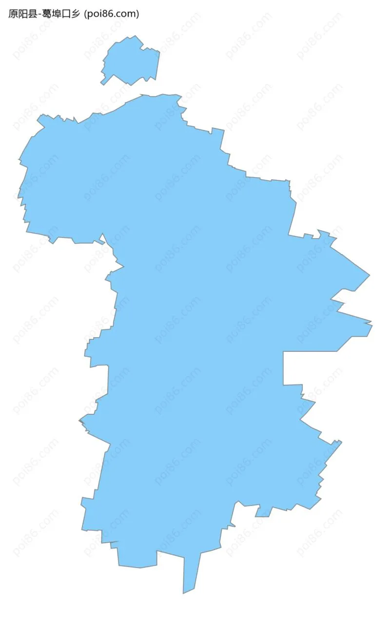 葛埠口乡边界地图