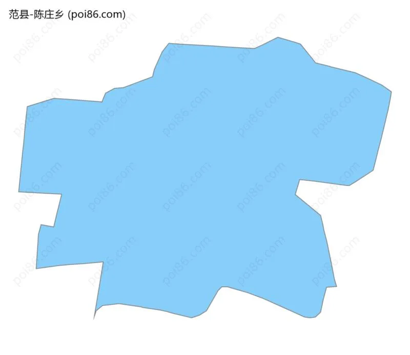 陈庄乡边界地图