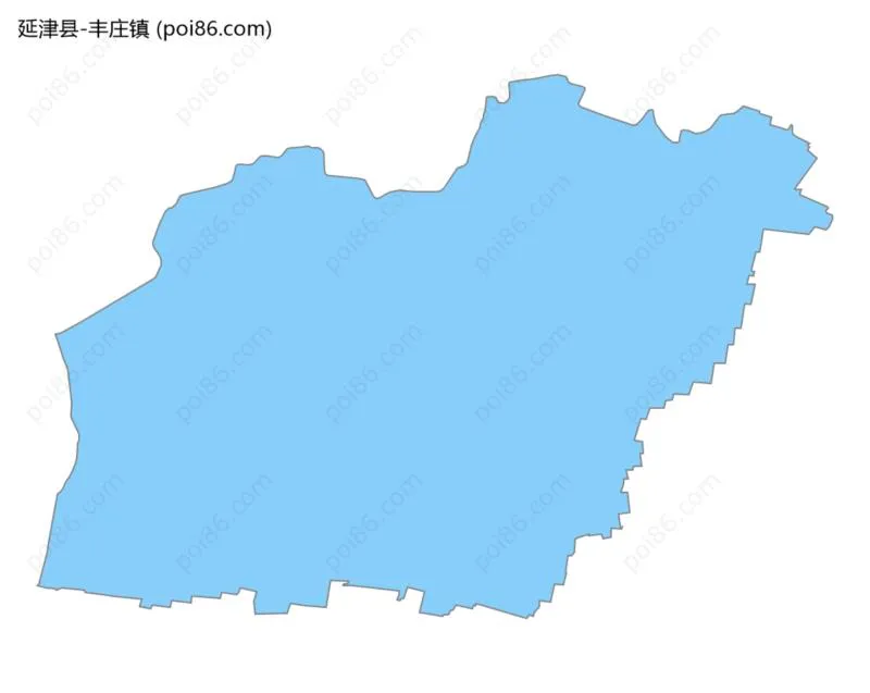 丰庄镇边界地图