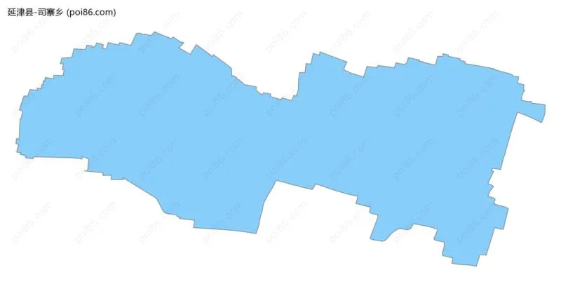 司寨乡边界地图